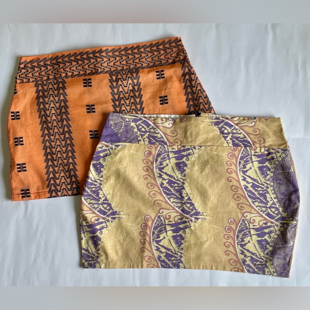 Lot of 2 Custom Handmade Skirts